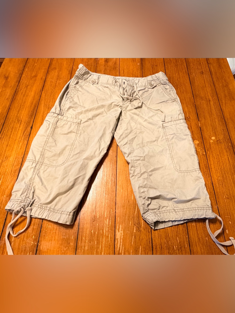 Calvin Klein Tan Cargo Capris Shorts